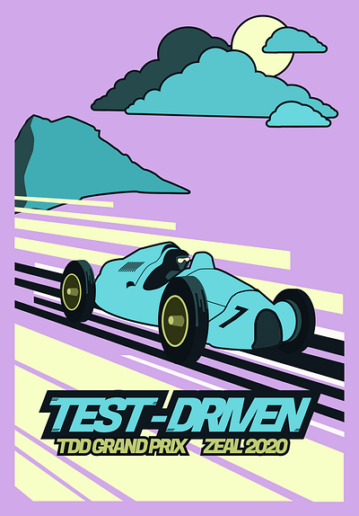 Test-Drive T-Shirt Concept t shirt t shirt design test driven zeal
