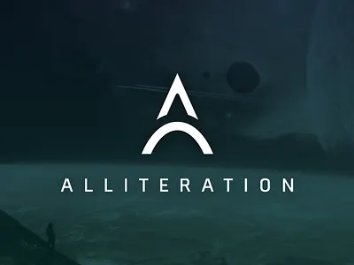 Alliteration logo branding design illustration logo vector