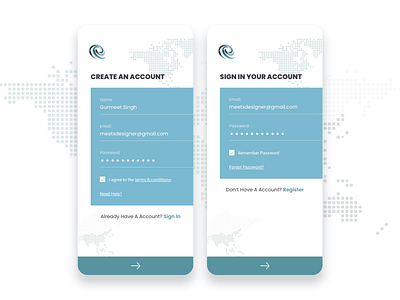 Login/Signup UI app app design design login mobile app mobile app design mobile ui product design signup ui ui design uiux ux visual design