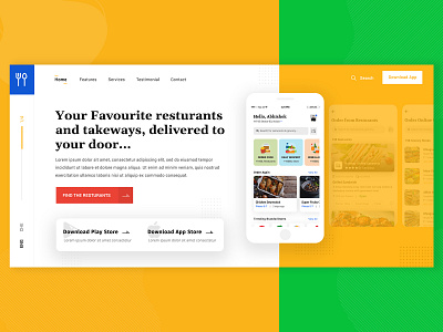 Website home challenge design flat icon interaction material design typography ui ux web website