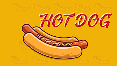 hot dog design hotdogs illustrator vector vector illustration