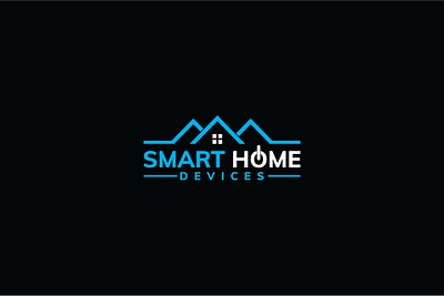 Smart Home Devices Logo animation app flat graphicdesign illustration logo logo design logo mark power home power home typography vector