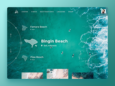 Landing Page for Surfing Camps