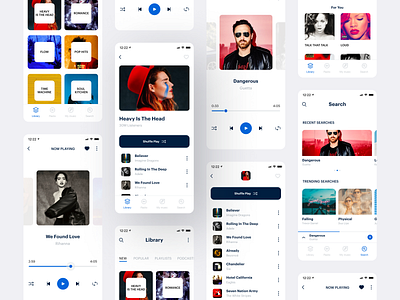 Music Player app ios music player ui ux