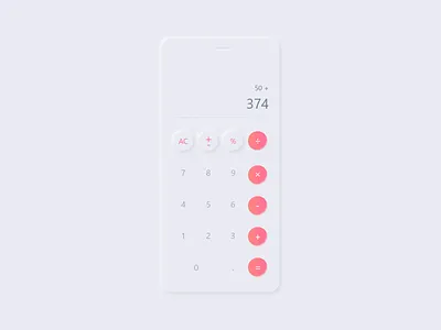 Calculator app art daily 100 challenge design flat illustration logo minimal ui ux
