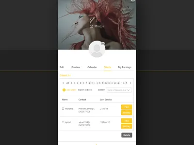 FBB Beauty Professional Dashboard app beauty branding dashboard design icon marketplace ui ux website
