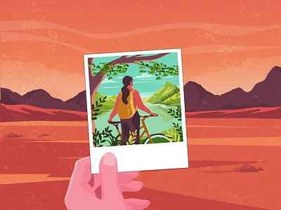 Not our furure charachter color earth graphic illustration love woman