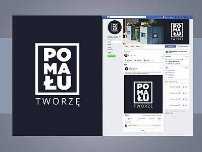 PoMaŁu tworzę - fanpage logo branding cover art diy page diy page facebook page design fanpage fanpage logo graphicdesign logo logo design polish design social media branding social media design