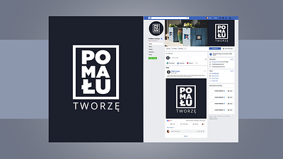 PoMaŁu tworzę - fanpage logo branding cover art diy page diy page facebook page design fanpage fanpage logo graphicdesign logo logo design polish design social media branding social media design