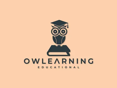 Owlearning Educational 99design booklogo brandidentity creativelogo design designagency education fiverr freelance designer freelancer graphicdesign illustration learning logoexcellent owl typography upwork