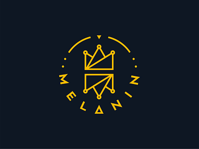 Melanin Logo animation branding illustration logo