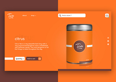 Tea website 2 branding design graphic design ui ux web webdesign website website design