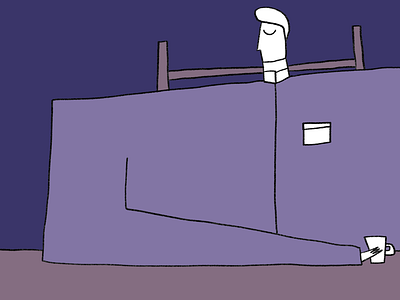 Man sitting with coffee coffee illustration man sitting
