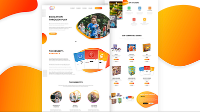 Asmodeck branding card design flat game illustration inspiration landingpage minimal onepage sticker ui ux vector webdesign