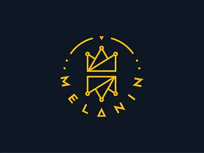 Melanin logo design and animation