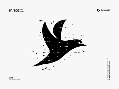 Bird Logo bird branding color creative design flat fly graphic icon idea identity line logo minimal modern rounded simple symbol vector