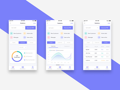 Dashboard on mobile app design kacper michalik product ui user experience user interface ux visual design