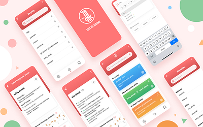 Redesign Turkish Dictionary App app branding colorful design flat minimal mobile mobile app mobile app design mobile design mobile ui redesign ui ui design uidesign uiux ux