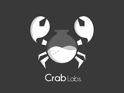 Crab Labs brand design branding combination crab design dribbble illustration labs logo ui vector