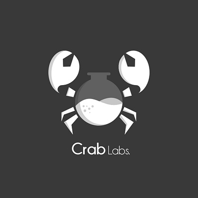 Crab Labs brand design branding combination crab design dribbble illustration labs logo ui vector