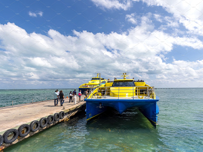 High-speed Ultramar ferry at the