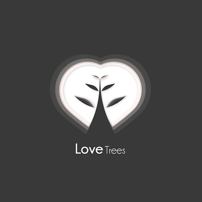 Love Trees art branding combination design dribbble illustration logo logo design love trees ui vector
