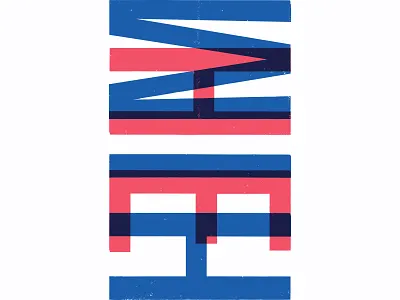 House Divided-He Him binary dialogue he him overlap political politics prints pronoun red white and blue screenprints simple typography typography art united states