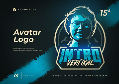 Avatar Logo Esport 01 esport esportlogo gamestream logo logo design ui vector