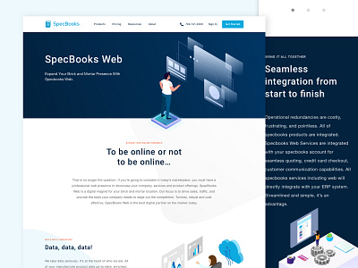 Web Service Page Design isometric design isometric illustration isometry landing page design responsive web design webdesign website concept website design