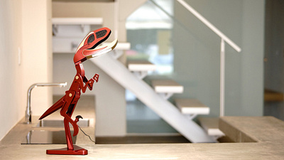 Dinosaur Desk Lamp product design toy 空間設計