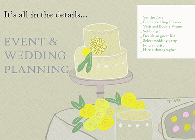 Its all in the details... advertising illustration weddings