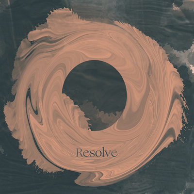 Resolve collage design illustration print type typography