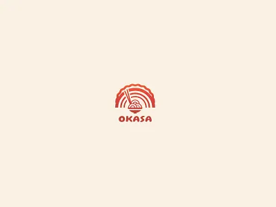 Okasa - Fusion Restaurant Logo and Characters branding icon illustration japanese logo mexican ramen restaurant tacos