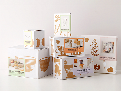 UO Home Packaging home design kraft packaging design screen print sustainable