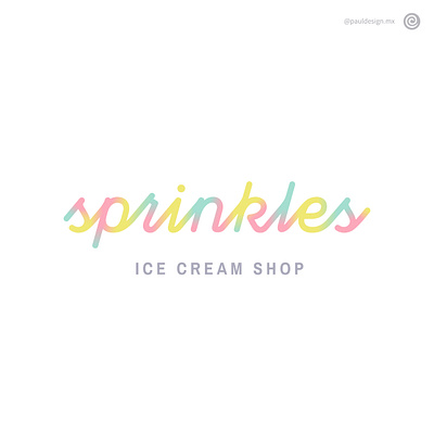 Sprinkles ice cream logo sprinkles thirtylogoschallenge