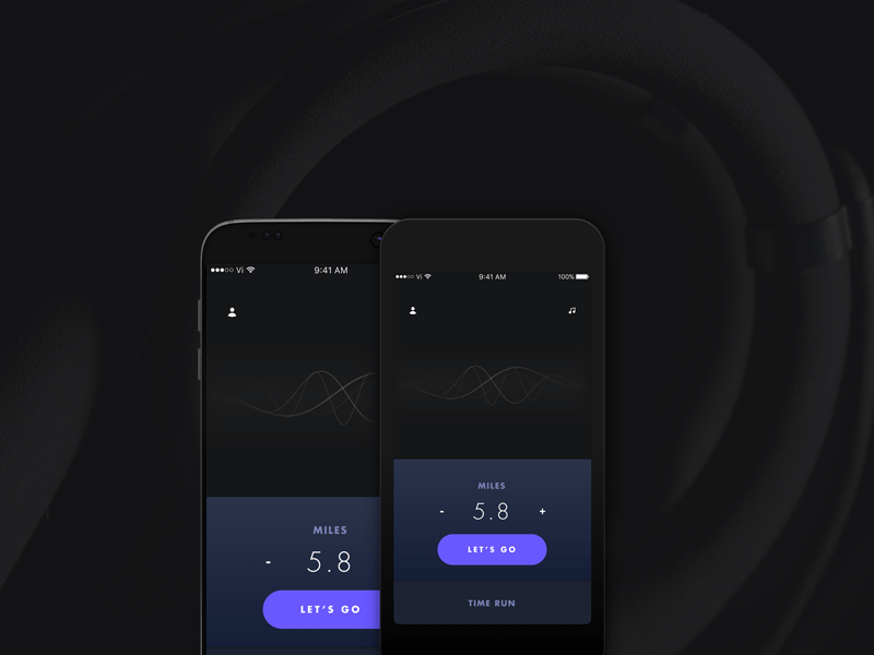 Vi fitness mobile design