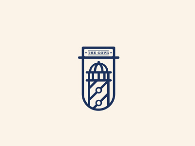 The Cove branding icon illustration logo minimal