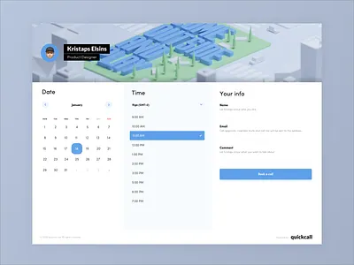 Contact me - Concept app application calendar clean contact contact form contactform dailyui latvia riga schedule scheduler scheduling sketch timepicker ui ux web