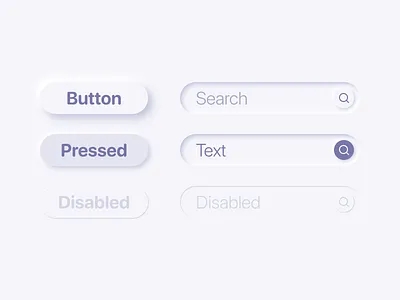 Neumorphic Forms buttons figma figma design forms inputs neumorphic neumorphism shadows text fields