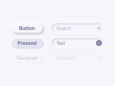 Neumorphic Forms buttons figma figma design forms inputs neumorphic neumorphism shadows text fields