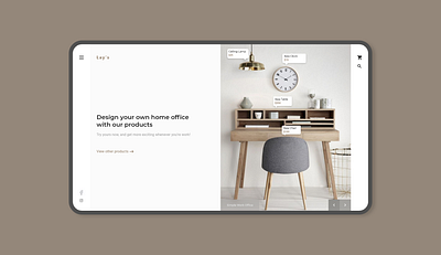 Lay's - Design your own office room! (web exploration) landing page practice ui ux