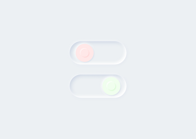 On and Off Switch app colorful dailyui design gradient ios ui ux vector website