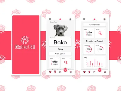 Find a Pet design dog dogs care flat interface pet pet care pets ui ui design uidesign uiux user interface ux ux design uxdesign web web design