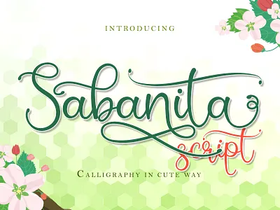 Sabanita beautiful brand business elegant fashion fonts handwriting handwritten lettering logo minimalist modern photography professional quotes script typeface typography vintage wedding