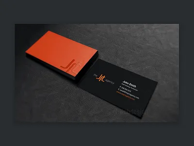 Business Card Design Concept - The JRT Agency agency agency branding artist brand business card business card design business card mockup company company logo concept concept design jrt minimal minimalism minimalistic photoshop print silk spot uv web designer