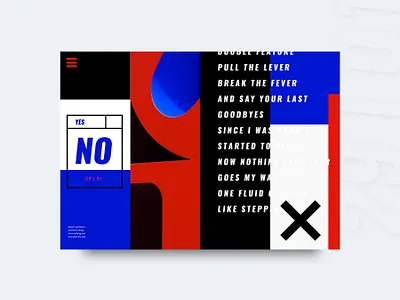 Visual Diary | Post 8 bold colors experiment exploration typography typography art ui uidesign ux web website concept
