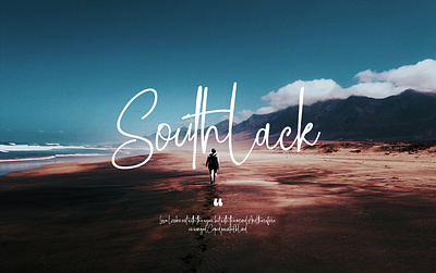 Southlack Signature Fonts animation branding design illustration lettering logo minimal type typography website