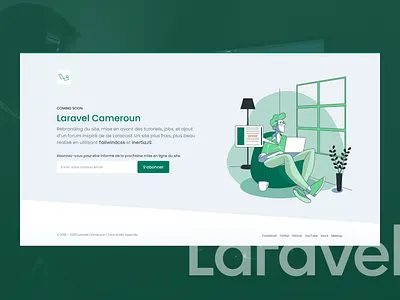 Coming Soon app cameroon coming soon design laravel tailwindcss web