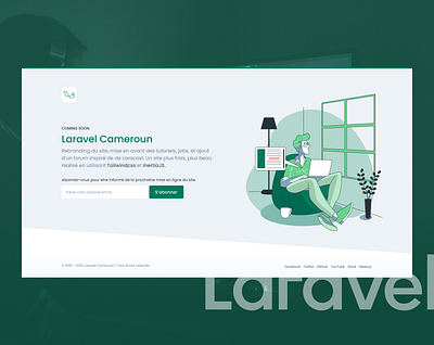 Coming Soon app cameroon coming soon design laravel tailwindcss web