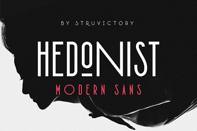 Hedonist Sans creativemarket display font font font awesome font design font designer modern font poster design sans font sans serif font type art typedesign typo typographic typography art